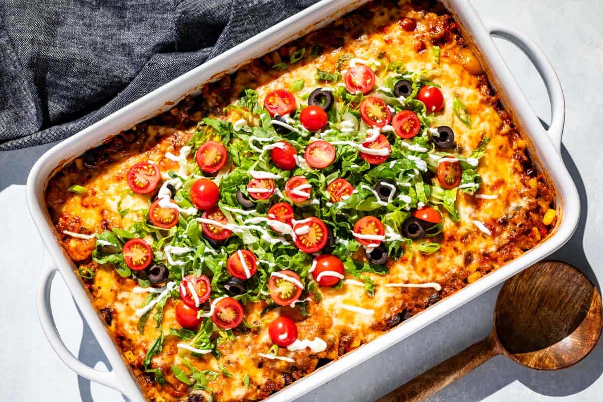 Family Favorite Taco Casserole: Perfect for Dinner or Entertaining